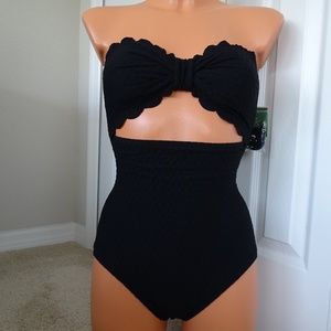 ❌SOLD❌Kate Spade Marina Picolla Black 1Pc Swimsuit Small